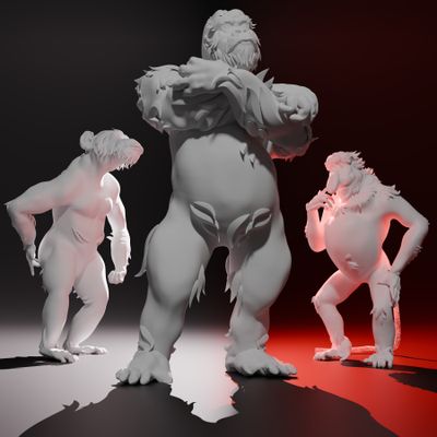 Three Polish Monkeys