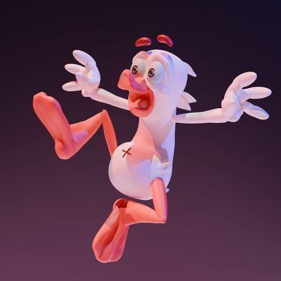 Cartoon Duck